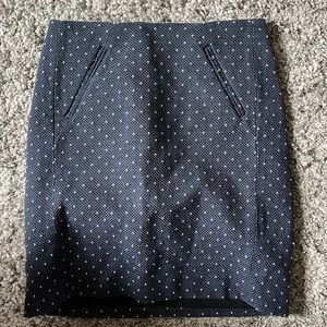 Loft polka dot pencil skirt